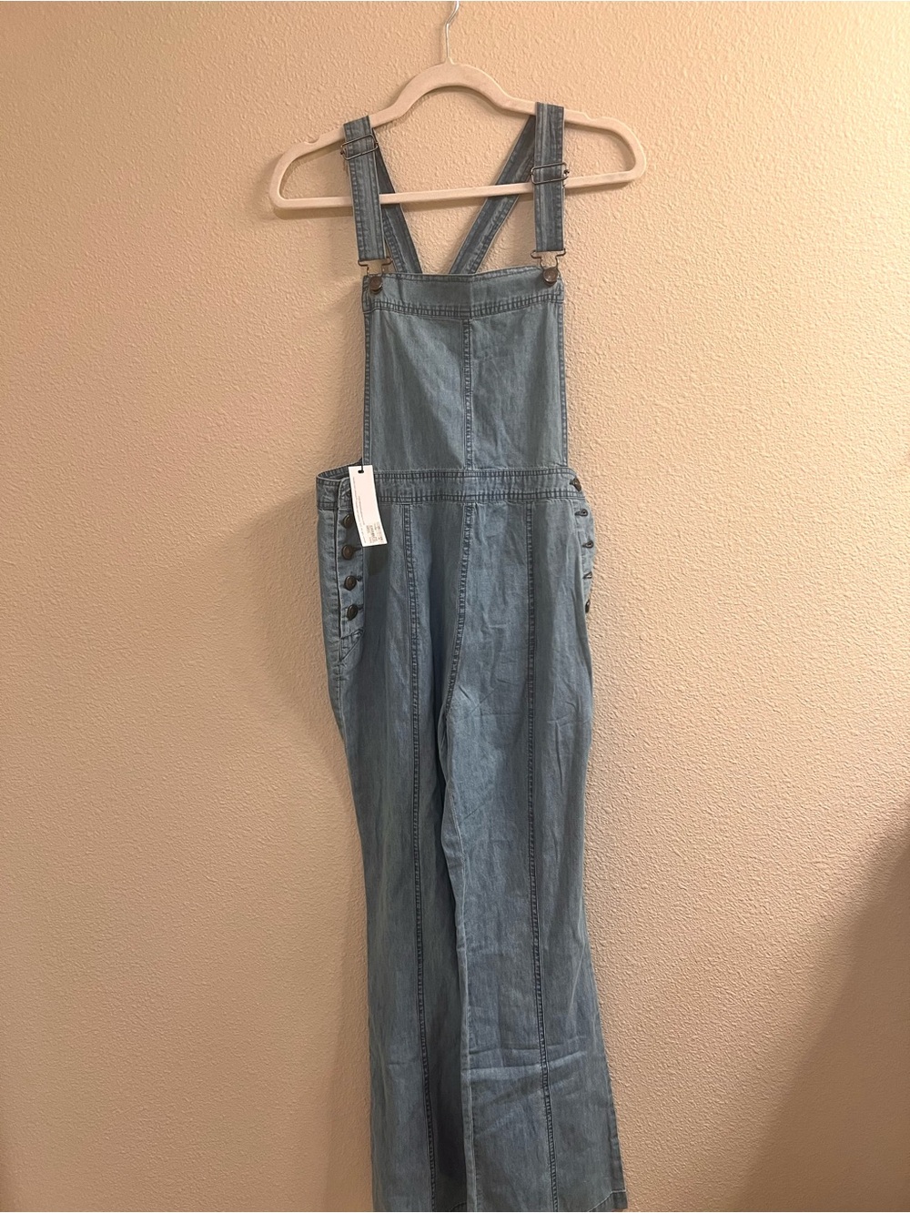 cupcakes & cashmere Light Blue Denim Overalls for Women